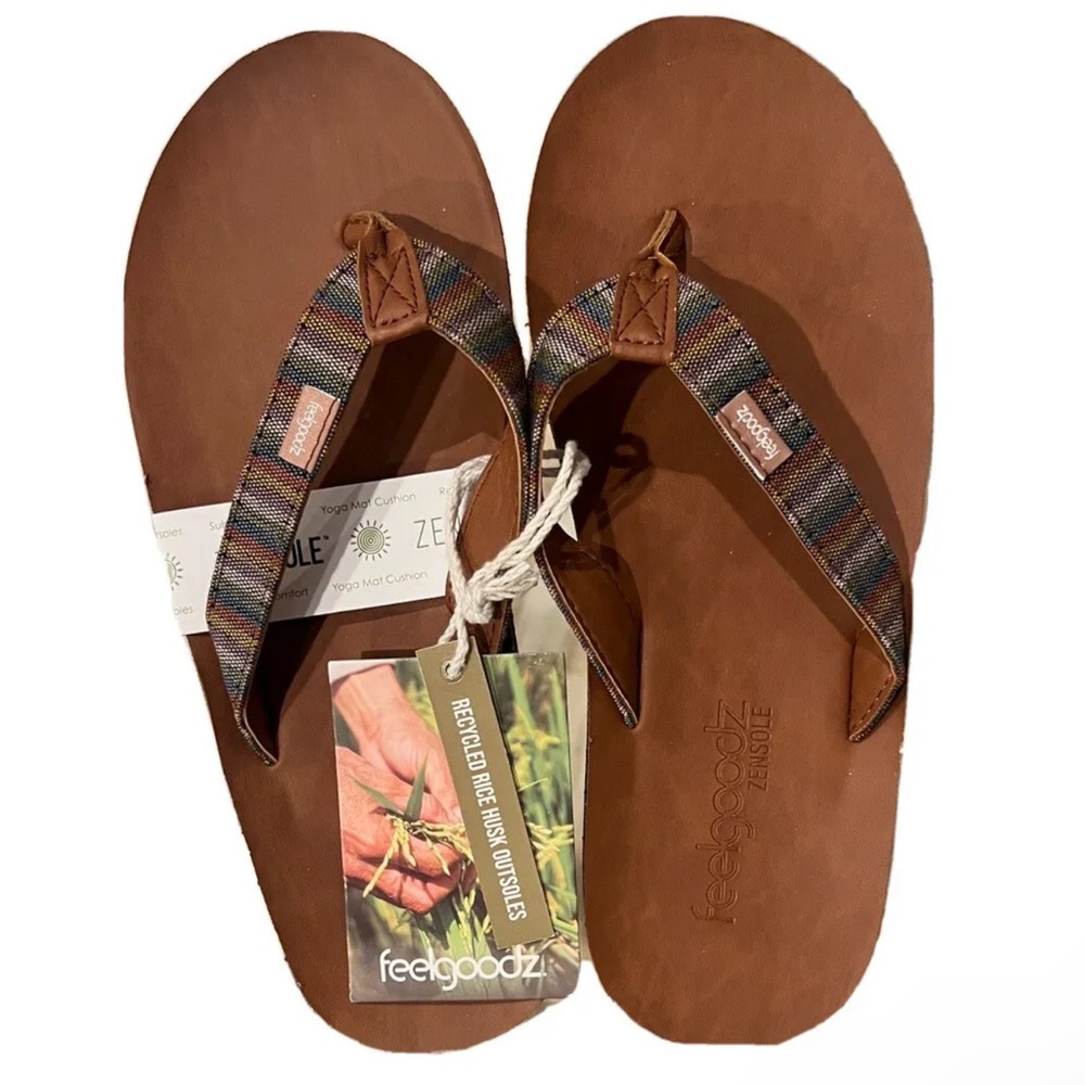 Feelgood Zensole™M Vistas Jungle
Women's Flip Flops 100% Vegan Sunset